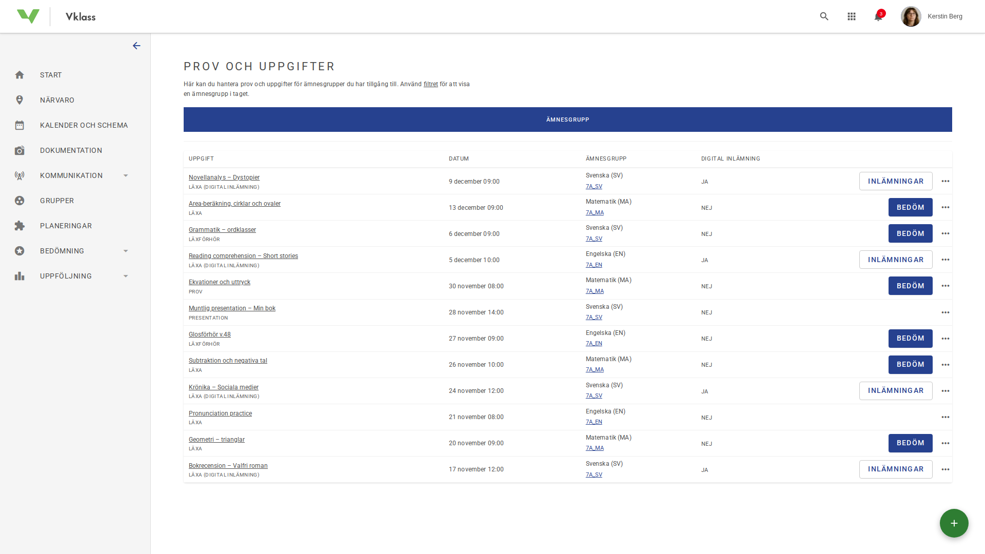Jönköping Kommun - Inlämningsuppgifter screenshot