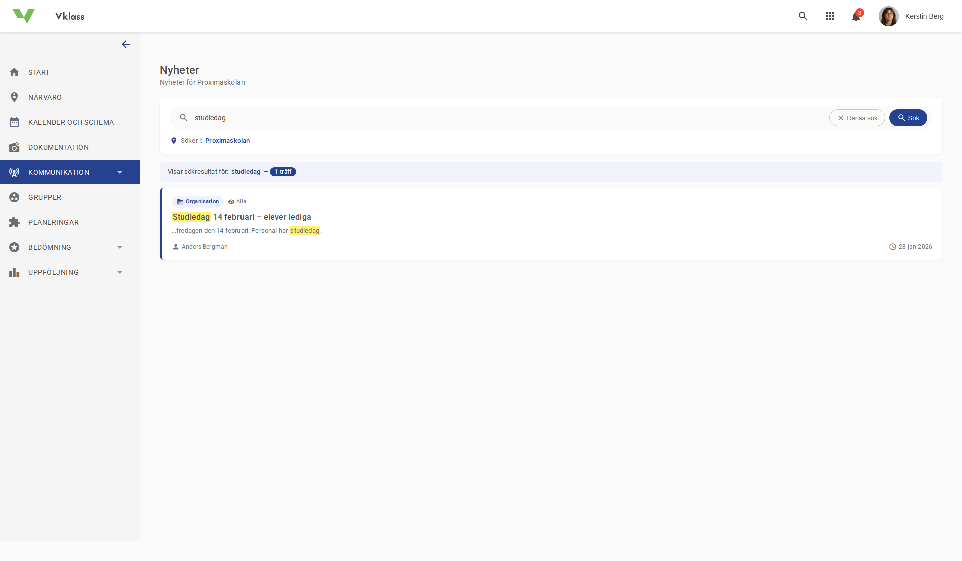 Screenshot of Version 1