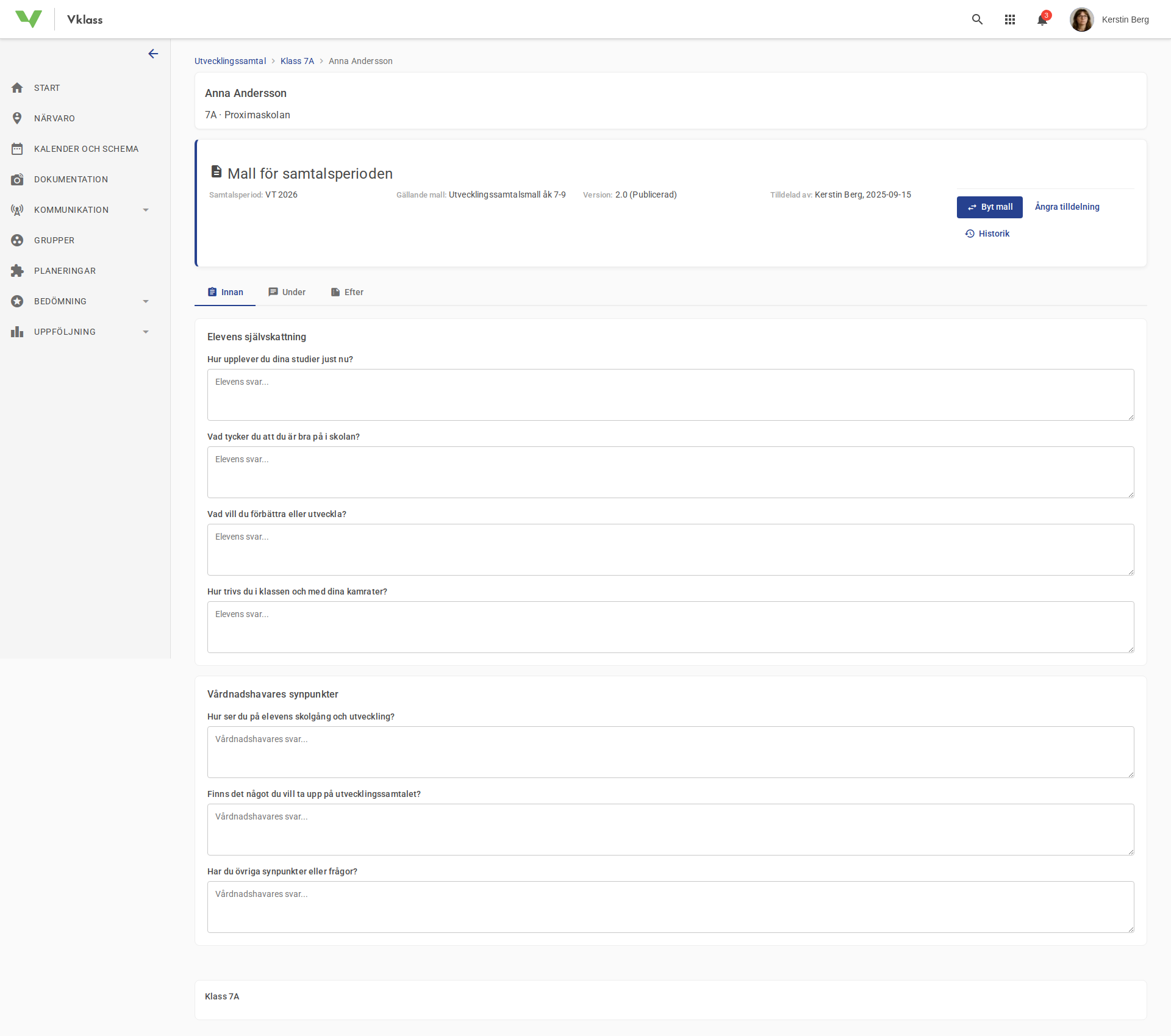 Jönköping Kommun - Utvecklingssamtal screenshot